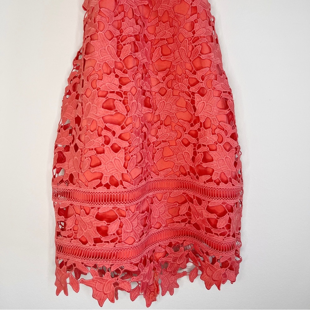 NWT‎ ASTR the Label Coral Lace Bodycon Dress Size XS Fairy Romantic Vacation - Picture 9 of 14